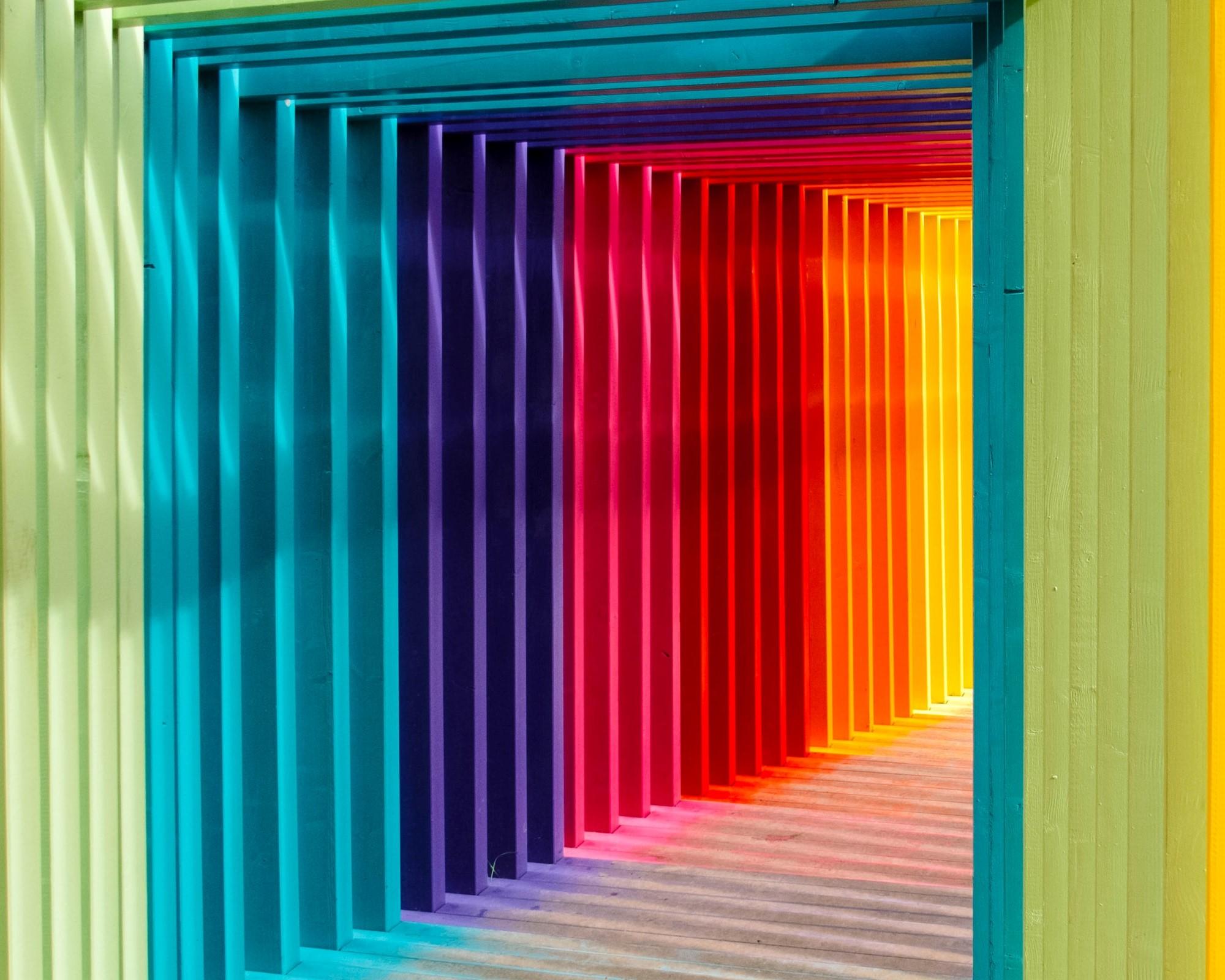 colorful gates